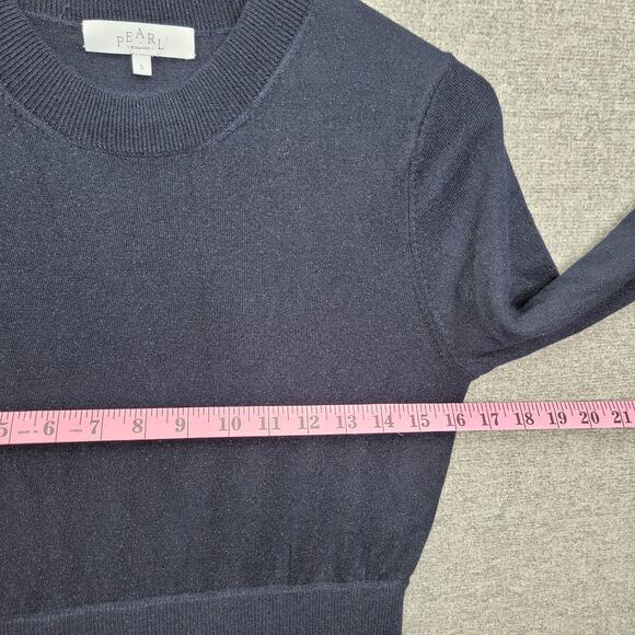 PEARL BY LELA ROSE KNIT PLEATED DRESS, SIZE S - Picture 6 of 7